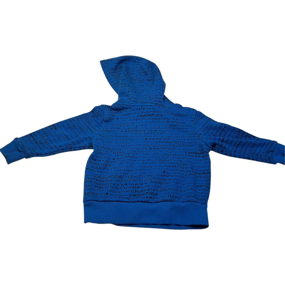 Champion Cerulean Blue Logo Hoodie - Kid's Size 2T Comfy‎ Cozy Warm